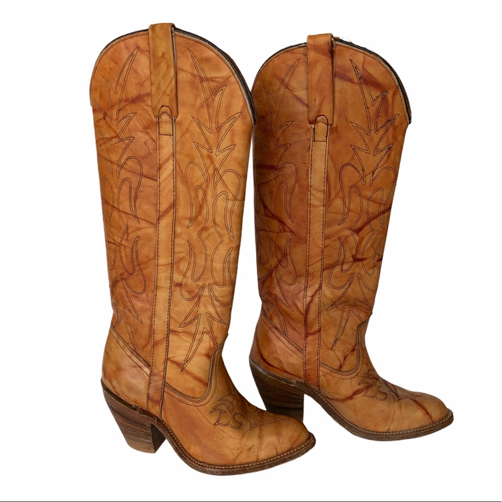 Vintage Miss Capezio Tall Cowboy Boots 7.5